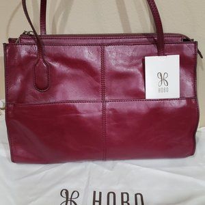 HOBO Friar Tote; Color Dark Raspberry